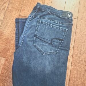 AE dark wash jeggings